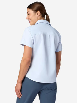 Wm's AirExchange UPF 40 Novelty Short-Sleeve Collared Shirt - Marmot
