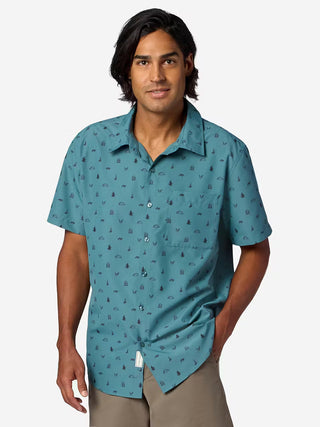 AirExchange UPF 40 Novelty Short-Sleeve Collared Shirt - Marmot