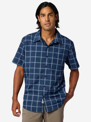 AirExchange UPF 40 Novelty Short-Sleeve Collared Shirt - Marmot