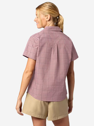 Wm's AirExchange UPF 40 Novelty Short-Sleeve Collared Shirt - Marmot