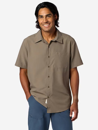 AirExchange UPF 40 Novelty Short-Sleeve Collared Shirt - Marmot